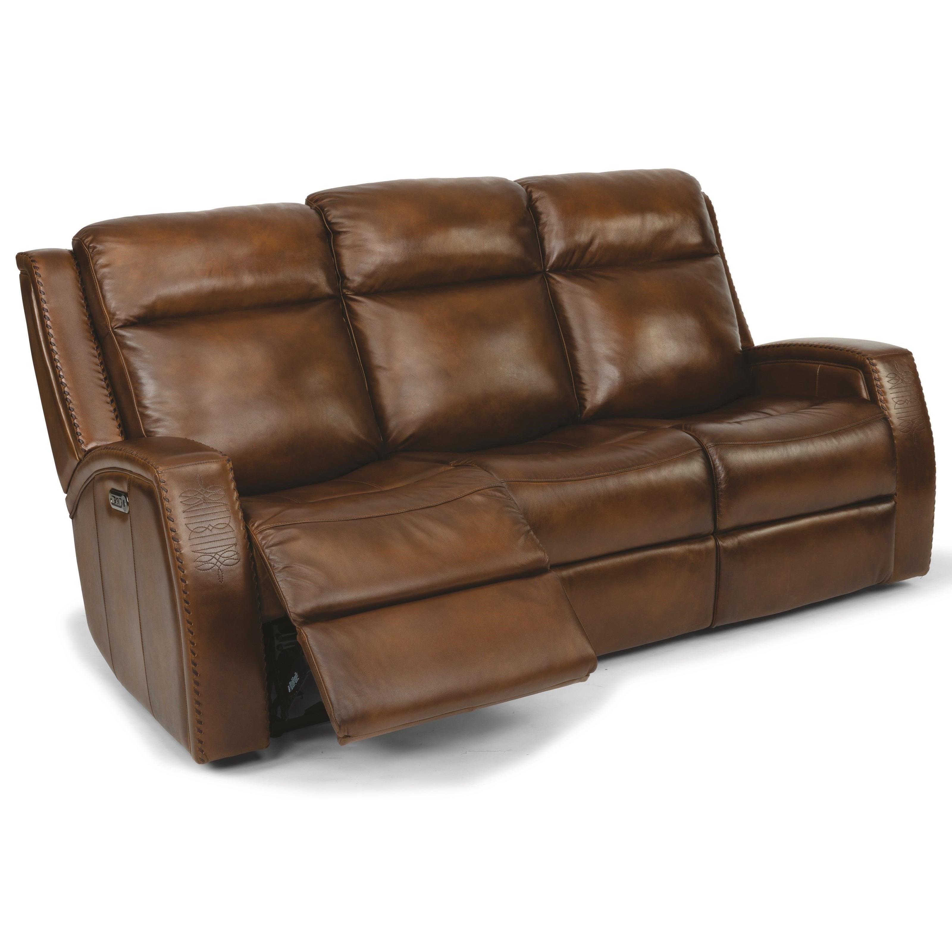 Home styles by flexsteel lux leather power motion reclining sofa & recliner 2025